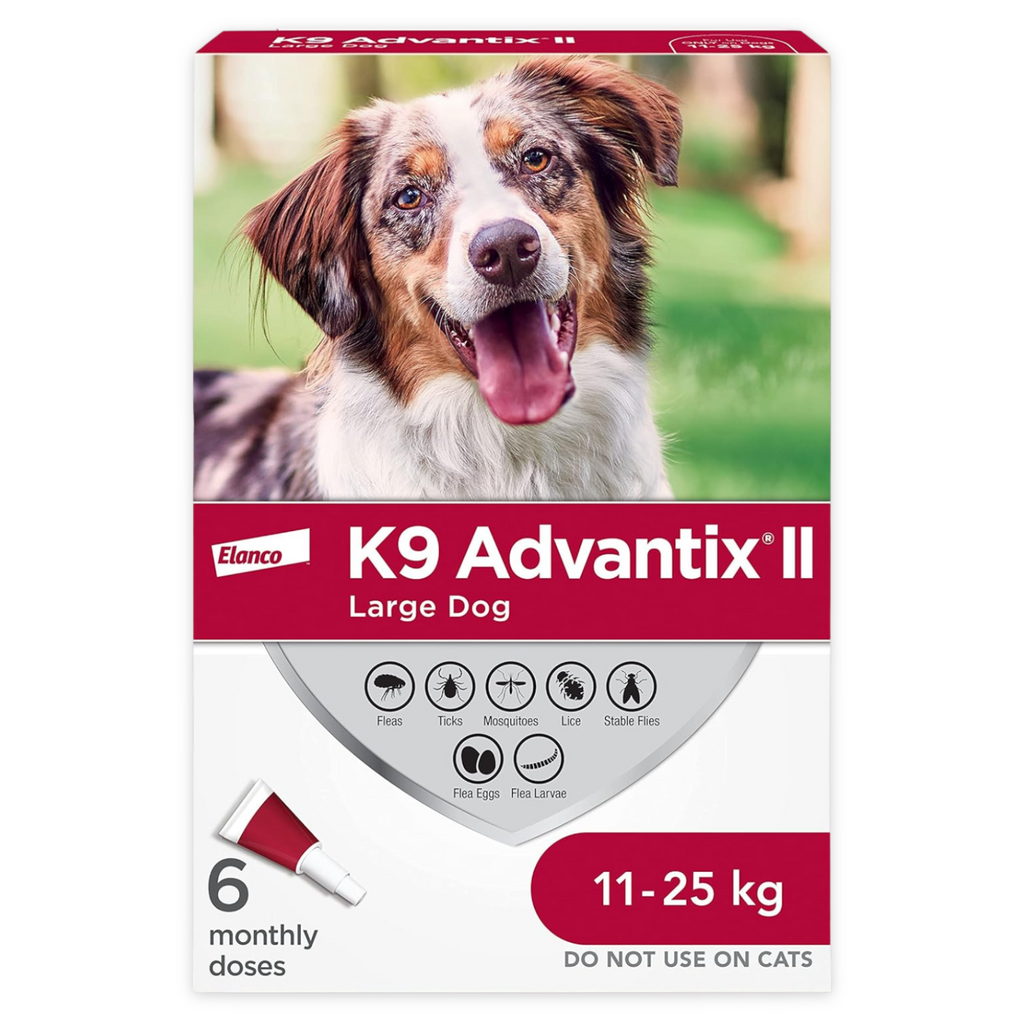 K9 Advantix II Vet Recommended Flea Treatment Prevention For Large Dogs 11 25 kg J J Pet Club
