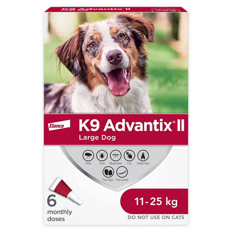 K9 Advantix II, pour chiens 11-25 kg, 4 dose