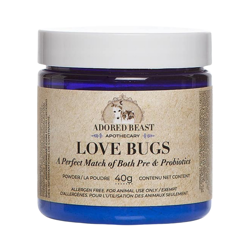 Dog & Cat Supplement - Love Bugs - Pre & Probiotics