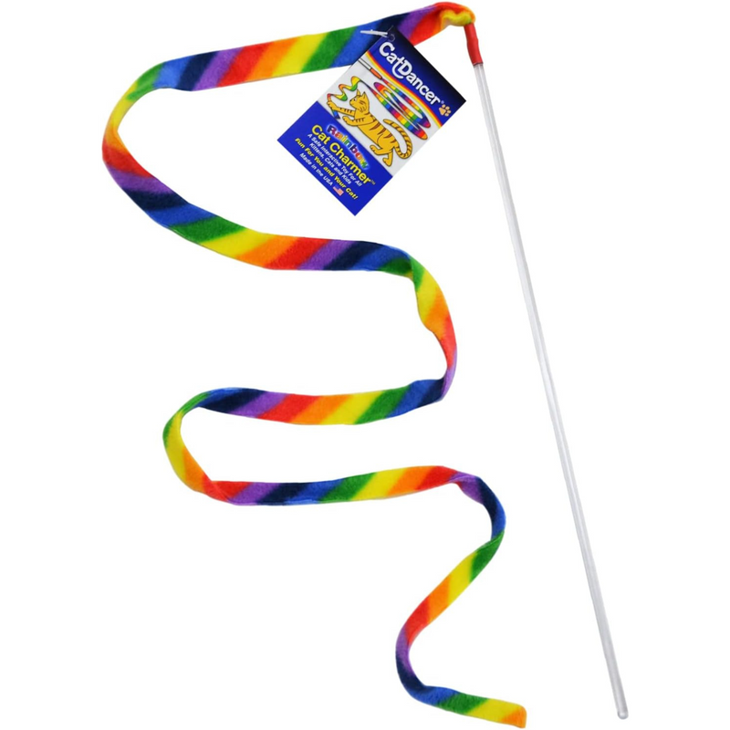 Interactive Cat Toy - Cat Charmer Rainbow Edition