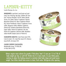 Canned Cat Food - KITTENS in the Kitchen, Lambur-kitty, Lamb Recipe Au Jus