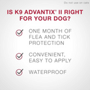 犬用 K9 Advantix II 外用驱虫药 - 4.5公斤或以下