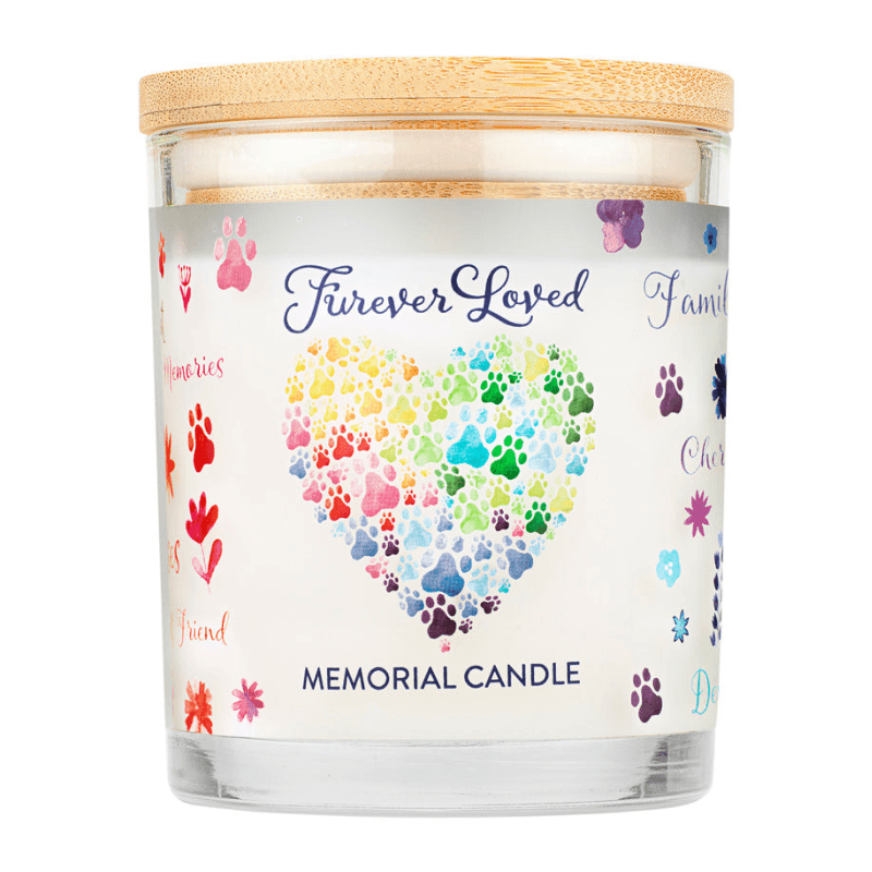 100% Plant-Based Wax Candle, Furever Loved Memorial - 8.5 oz - J & J Pet Club - Pet House