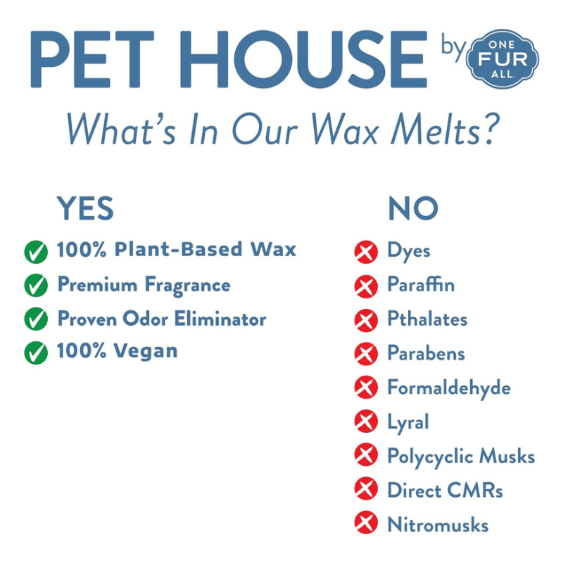 100% Plant-Based Wax Melt, Fresh Citrus - 3 oz - J & J Pet Club - Pet House