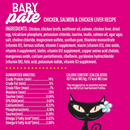 Canned Cat Food - BABY Pâté - Chicken, Salmon & Chicken Liver - Kitten