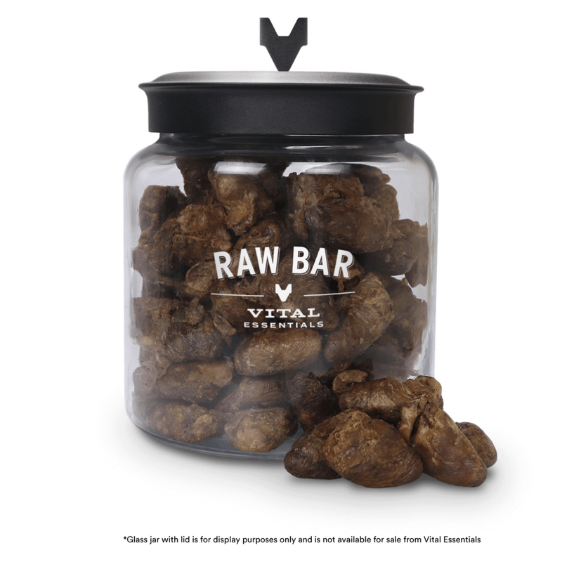 Freeze Dried Dog & Cat Treat - RAW BAR - Duck Hearts Bulk (≈42 g bulk bag)