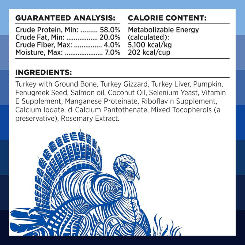 Freeze Dried Dog Food - RAWBBLE -  Turkey Recipe