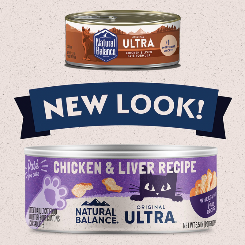 Canned Cat Food - ORIGINAL ULTRA - Chicken & Liver Recipe Paté - 5.5 oz