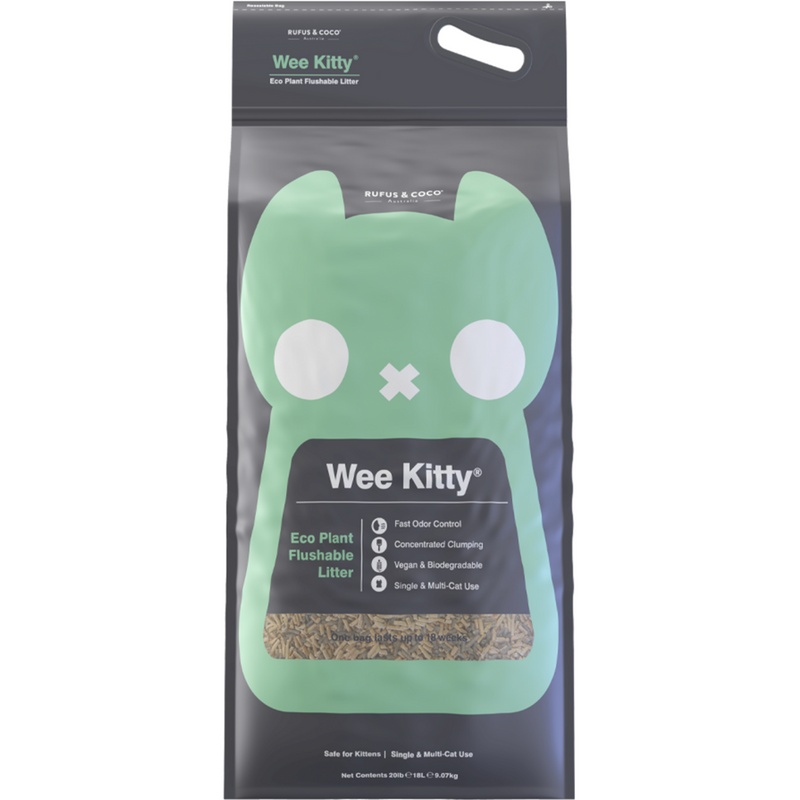 Wee Kitty Eco Plant Clumping Tofu Cat Litter