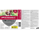 K9 Advantix II, Vet-Recommended Flea Treatment & Prevention For Large Dogs (11-25 kg)