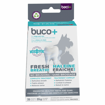 BUCO+ Dental Care For Dogs & Cats 15 kg and more