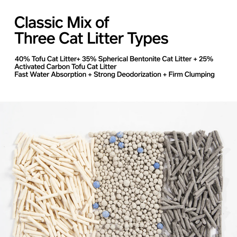 3-in-1 Mixed Cat Litter, 5.2 kg bucket