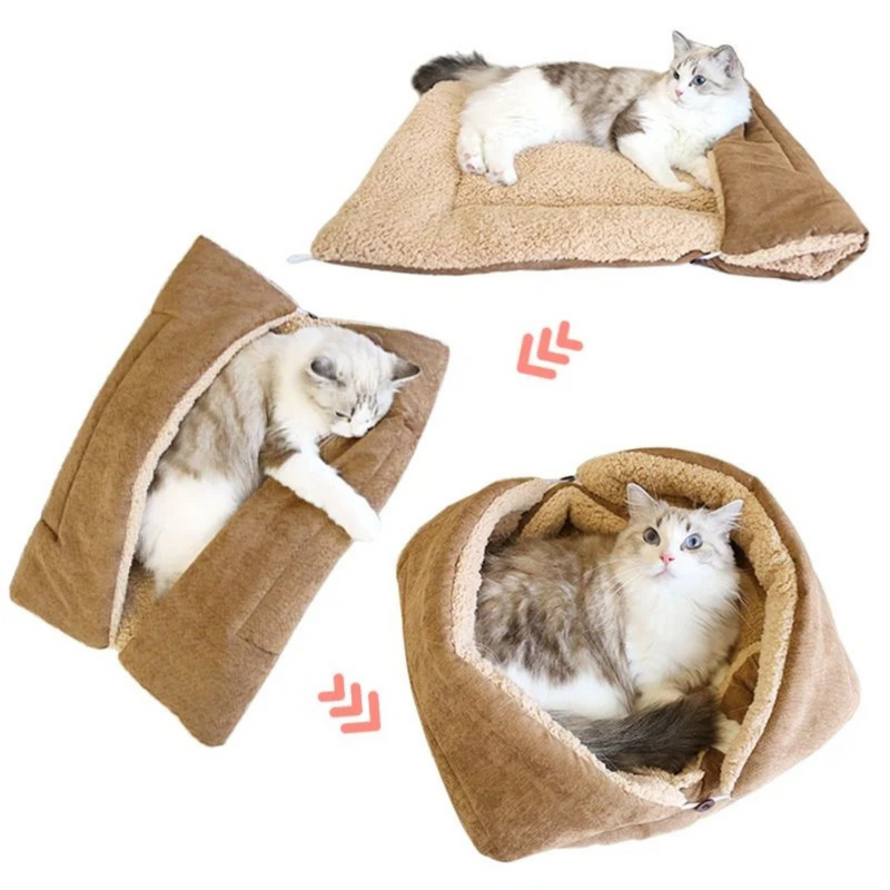 Pet Blanket - Multifunctional, Foldable, Corduroy Warm Soft Bed