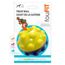 Dispensing Dog Toy - fouFIT Bumper Treat Ball 5"