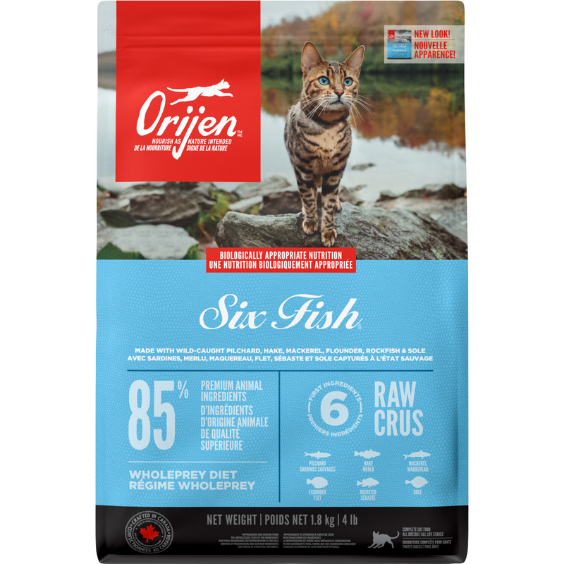 Dry Cat Food - Six Fish