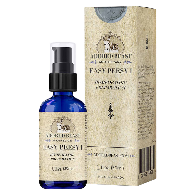 Dog & Cat Supplement - Easy Peesy Protocol - Promote Urinary Tract Function - 2 product kit