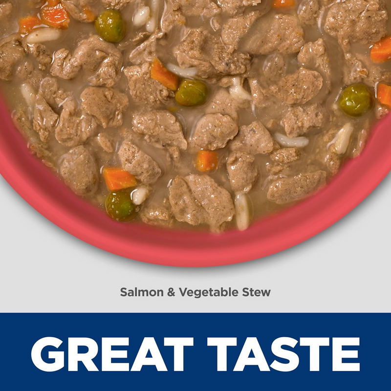 Canned Dog Food - Puppy - Sensitive Stomach & Skin - Salmon & Vegetable Stew - 12.5 oz