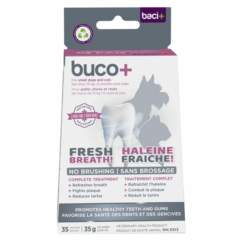 BUCO+ 猫咪和小型犬的牙齿护理