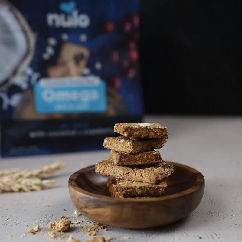 Slow Baked Dog Treat - Functional Granola Bars - Omega Skin & Coat
