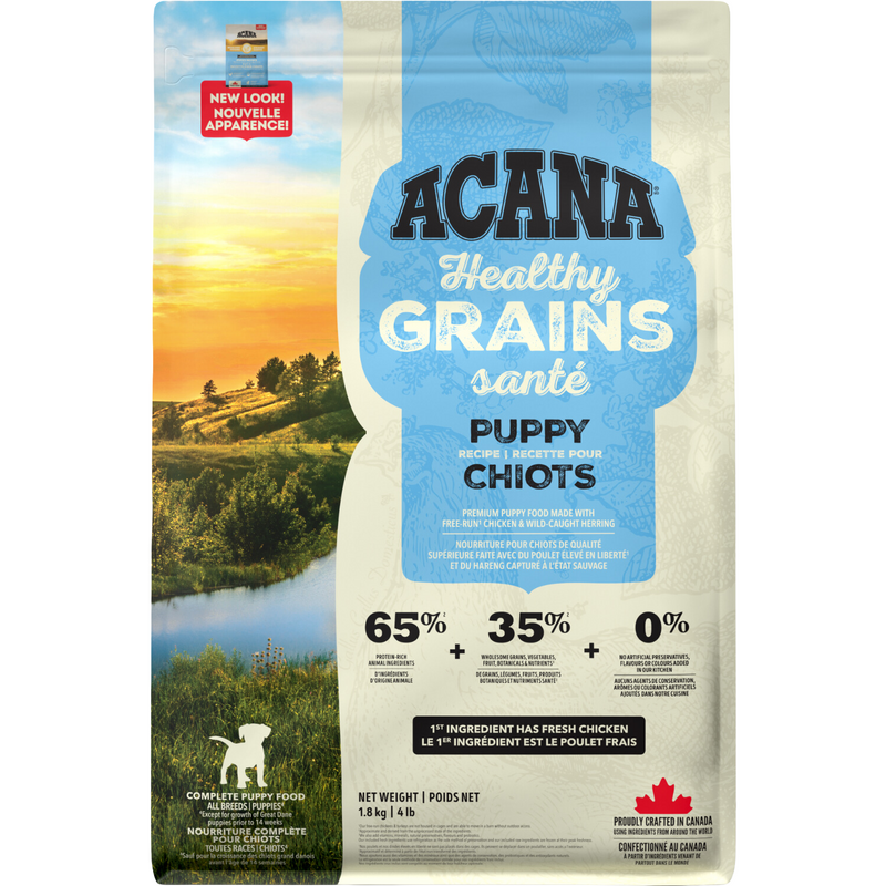 Dry Dog Food - HEALTHY GRAINS - Puppy Recipe