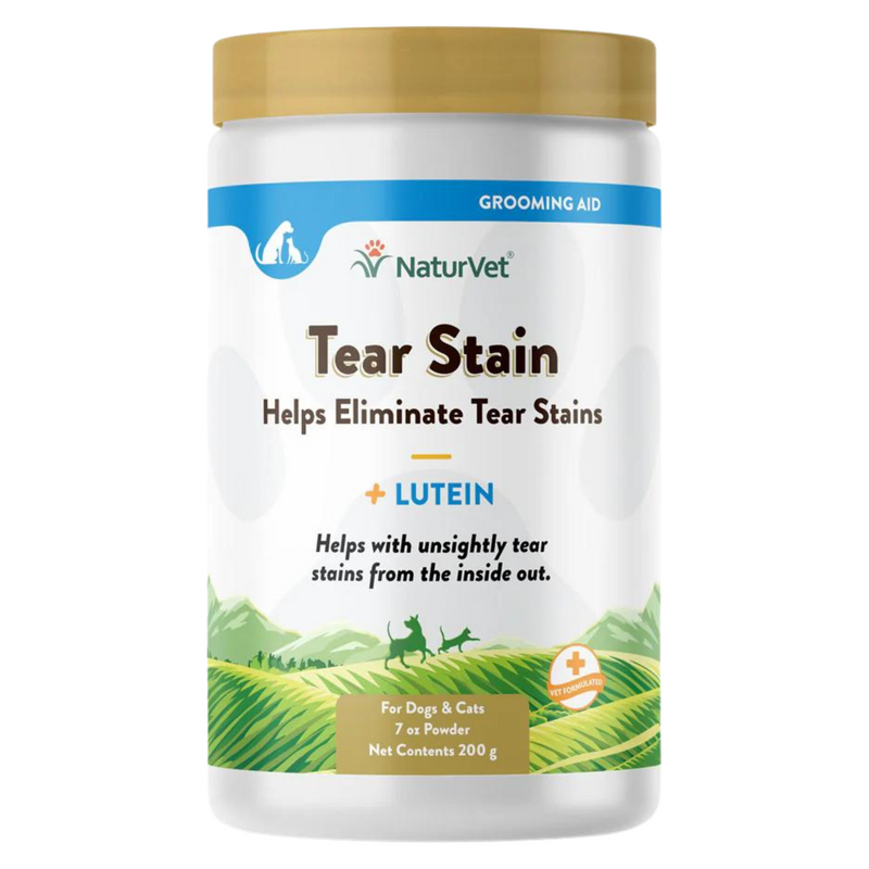 Dog & Cat Supplement - Tear Stain - Helps Eliminate Tear Stains + Lutein - 7 oz powder