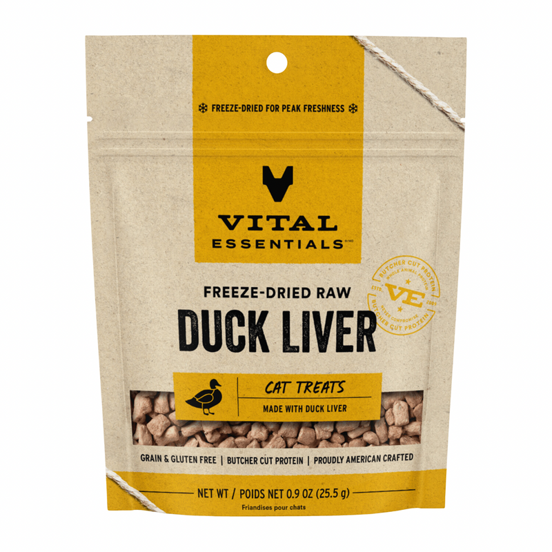 Freeze Dried Cat Treat - Duck Liver - 0.9 oz