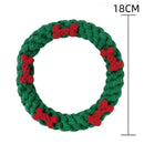Cat & Dog Dental Cleaning Rope Toy (limited) -  Holiday Ring