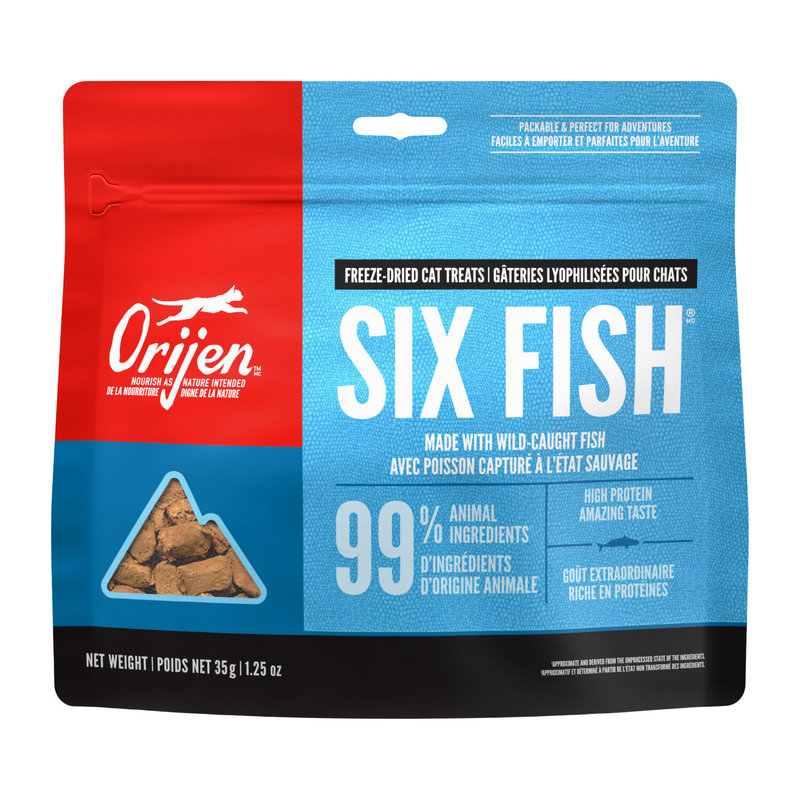 Freeze Dried Cat Treat - Six Fish - 35 g