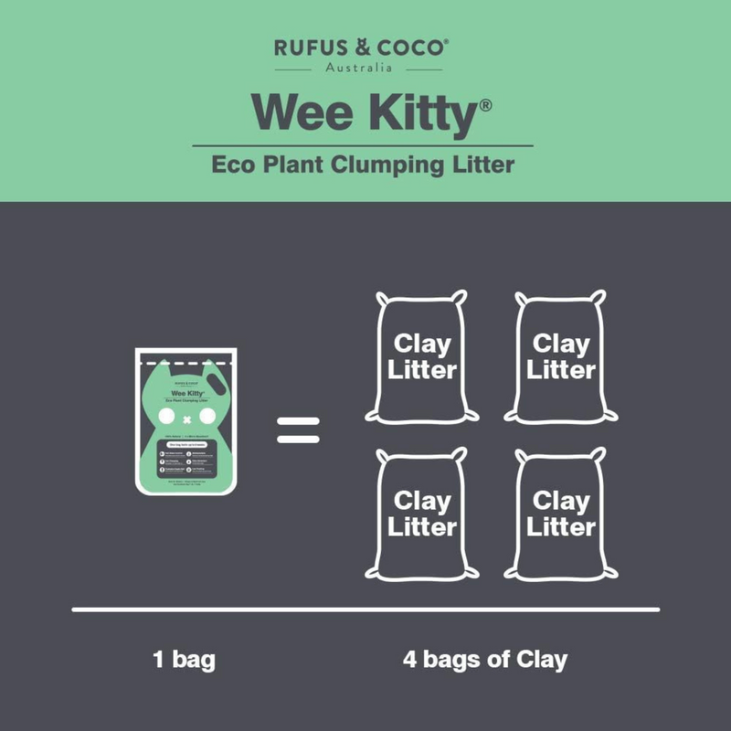 Wee Kitty Eco Plant Clumping Tofu Cat Litter