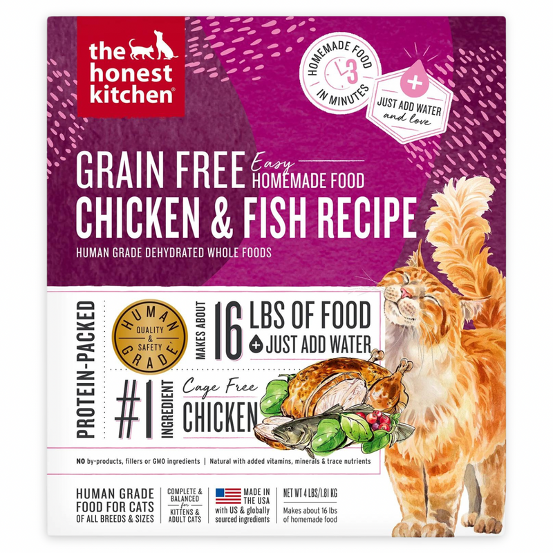 Dehydrated Cat Food - Grain Free Chicken & Fish Recipe