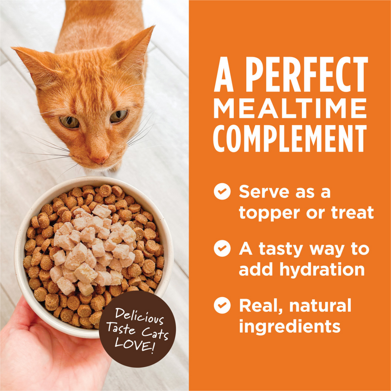 Wet Cat Food Topper - HEALTHY CRAVINGS - Real Tuna Recipe - 3 oz pouch