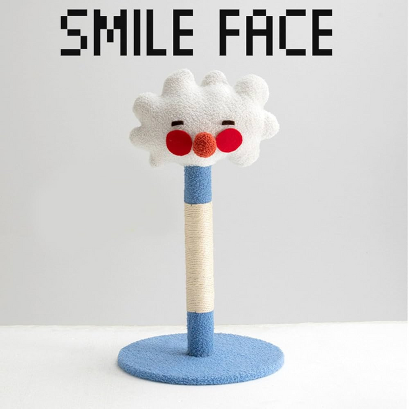 23.6" Smile Face Cat Scratching Post