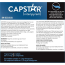 CAPSTAR Fast Acting Oral Flea Treatment For Dogs & Cats 1-11 kg, 6×11.4mg tablets