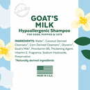 Shampooing pour animaux de compagnie - Essentials - Hypoallérénic du lait de chèvre - 16 oz