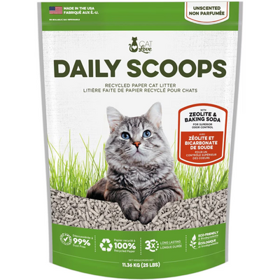 Cat Litter - Daily Scoops - Recycled Paper Cat Litter