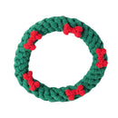 Cat & Dog Dental Cleaning Rope Toy (limited) -  Holiday Ring