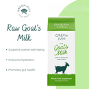 Dog & Cat Whole Food Supplement - Raw Goat's Milk