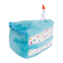 Plush Dog Toy - NomNomz - Birthday Cake - Blue