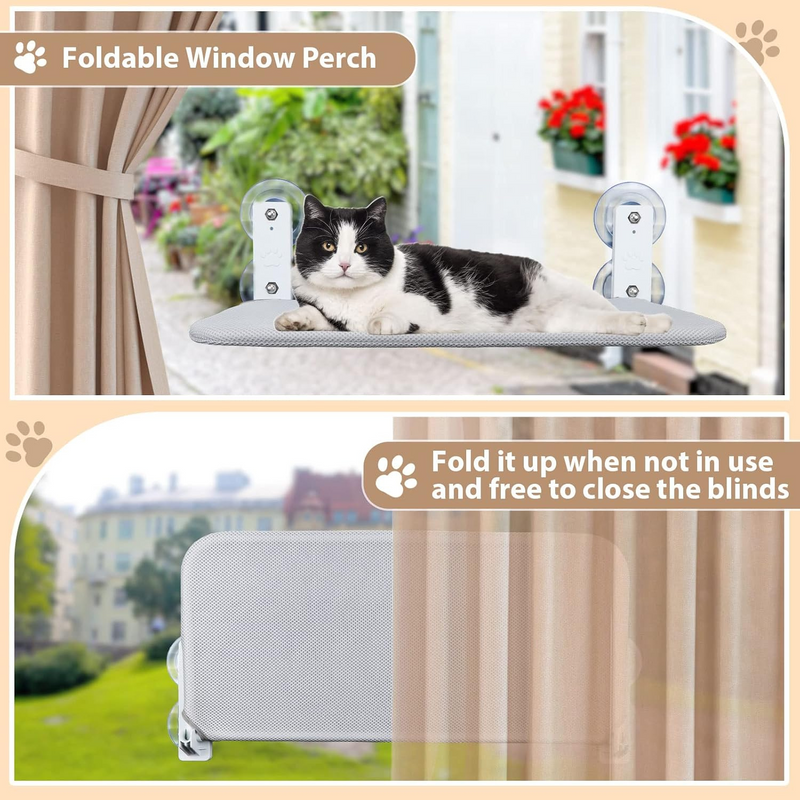 Mesh Foldable Cat Window Perch