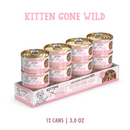 Canned Cat Food - KITTENS in the Kitchen - Kitten Gone Wild - Wild Salmon Recipe Au Jus