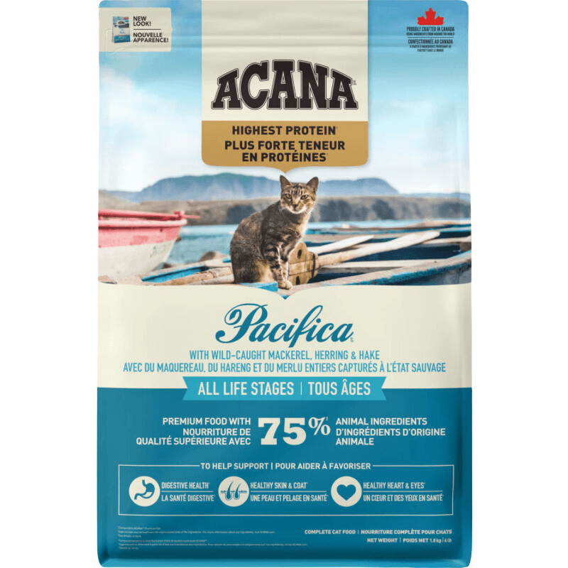 Dry Cat Food - HIGHEST PROTEIN - Pacifica - J & J Pet Club - Acana