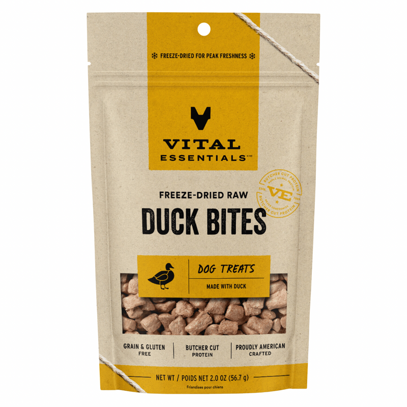 Freeze Dried Dog Treat - Duck Bites