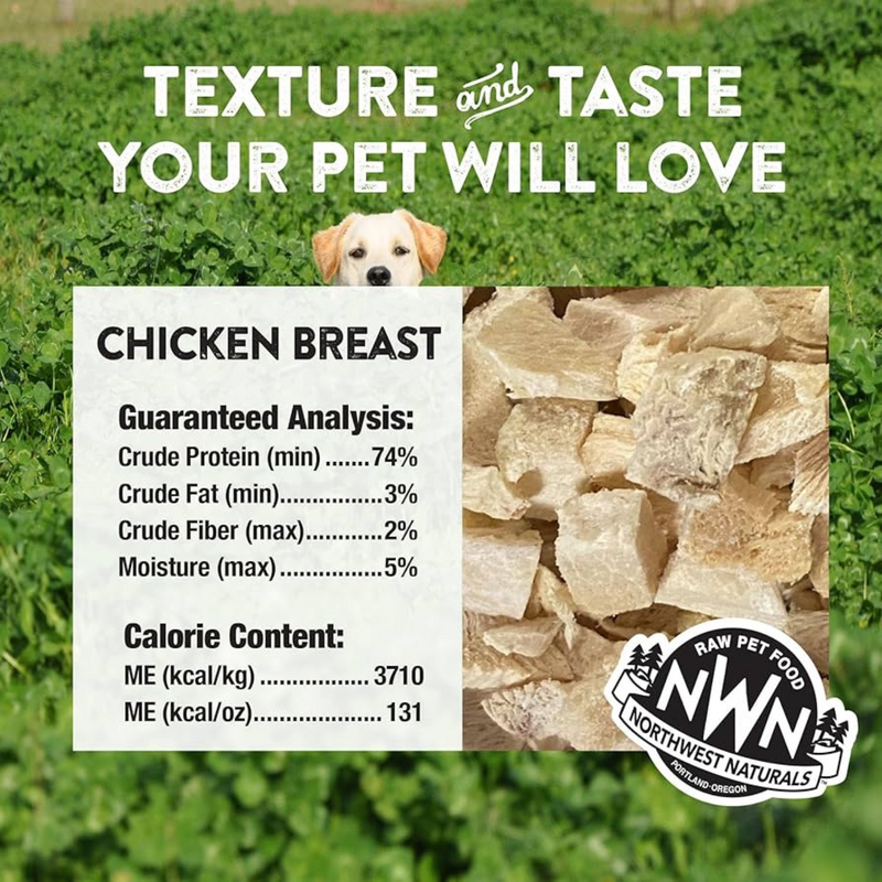 Freeze Dried Treat for Dogs & Cats - RAW REWARDS - Chicken Breast