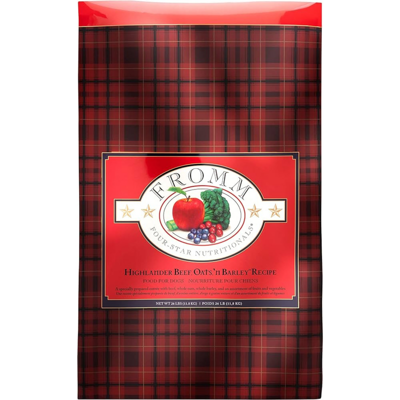 Dry Dog Food - FOUR STAR - Highlander Beef, Oats, 'n Barley Recipe