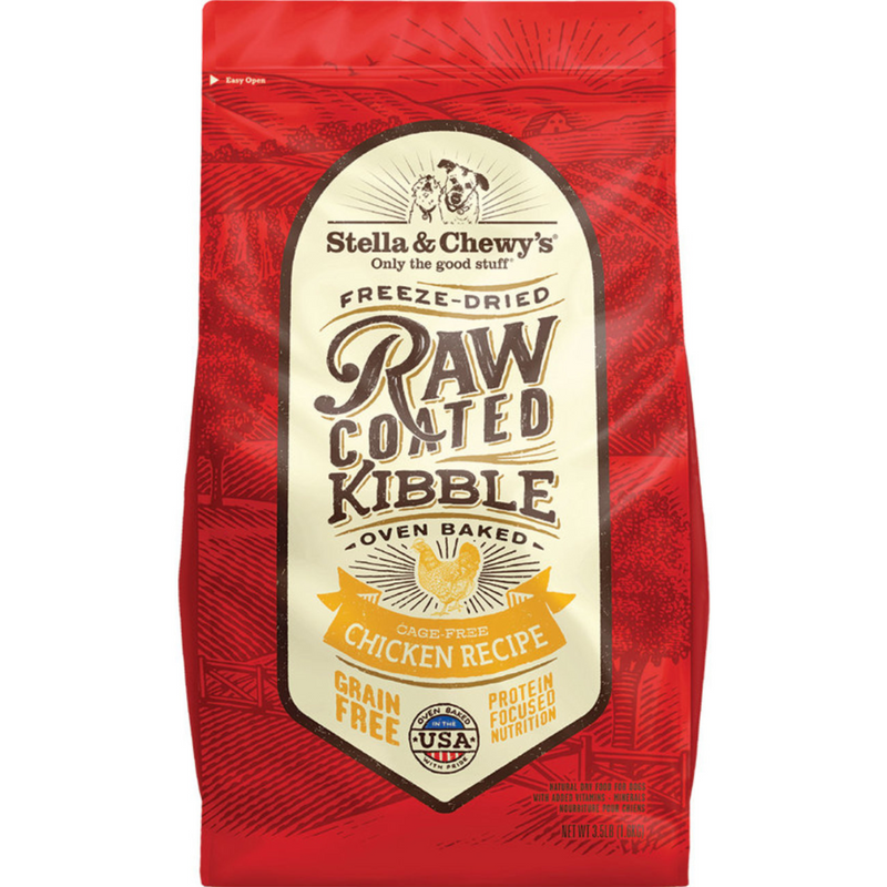 Dry Dog Food - Raw Coated - Grain Free - Chicken