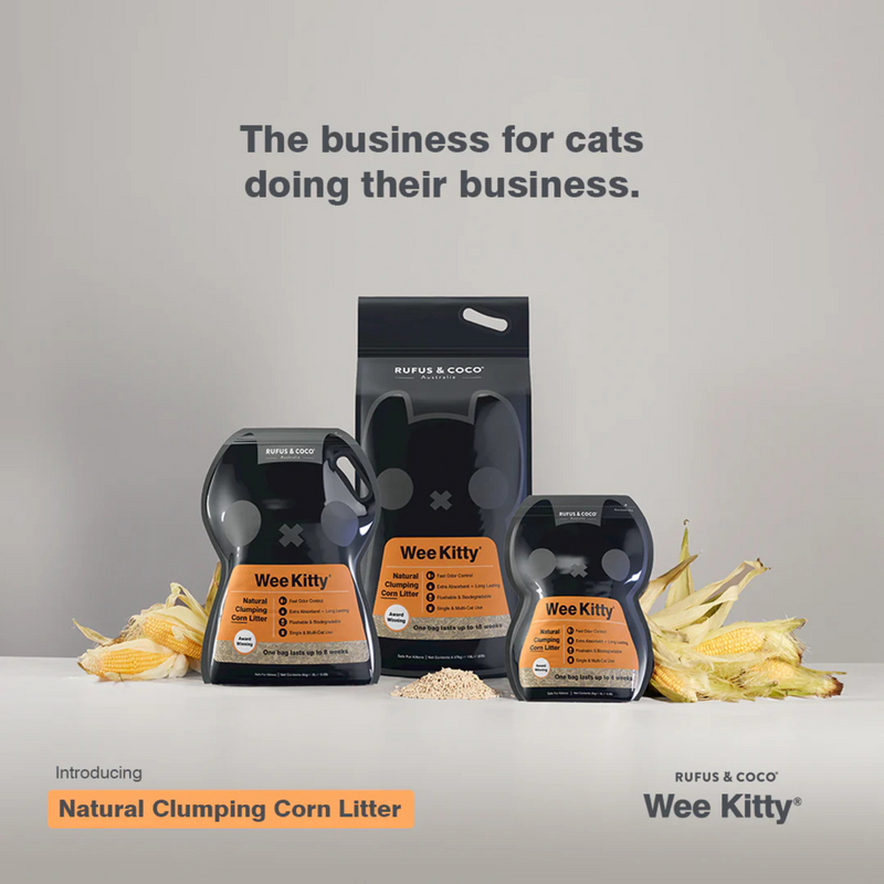 Wee Kitty Clumping Corn Cat Litter