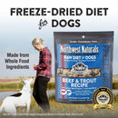 Freeze Dried Dog Food - Nuggets - Beef & Trout Recipe
