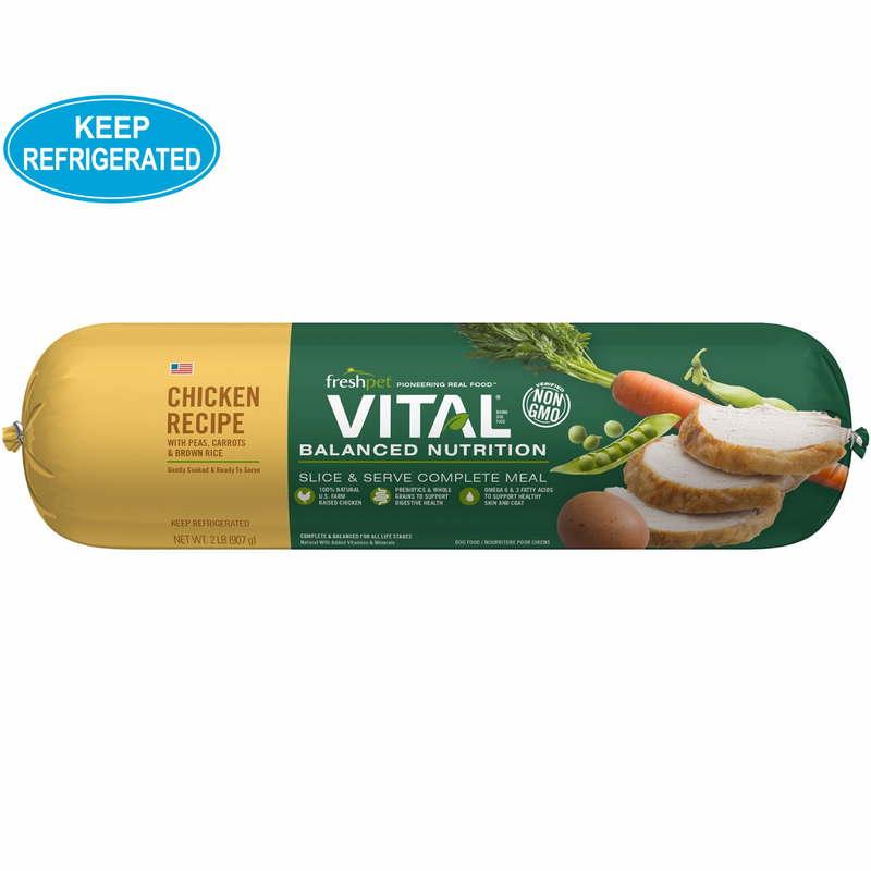 Cooked Dog Food - VITAL - Balanced Nutrition Chicken Recipe