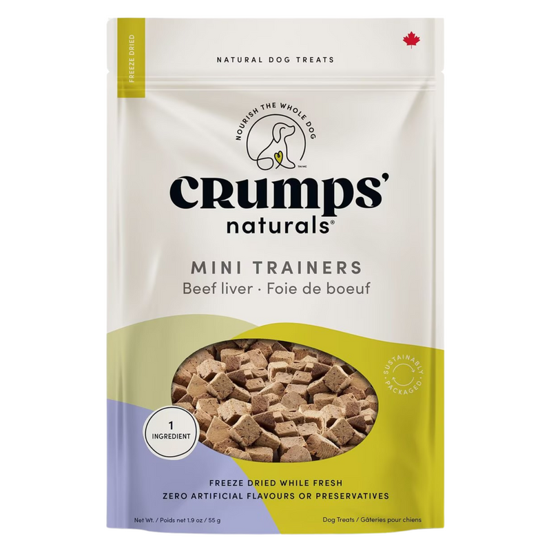 Natural Dog Treat - Freeze Dried Beef Liver Mini Trainers