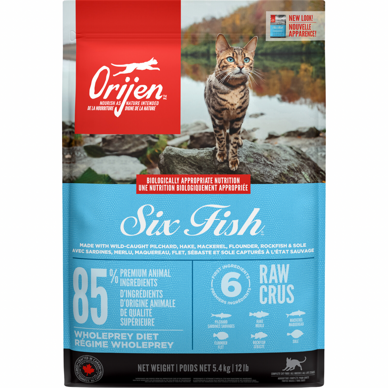 Dry Cat Food - Six Fish